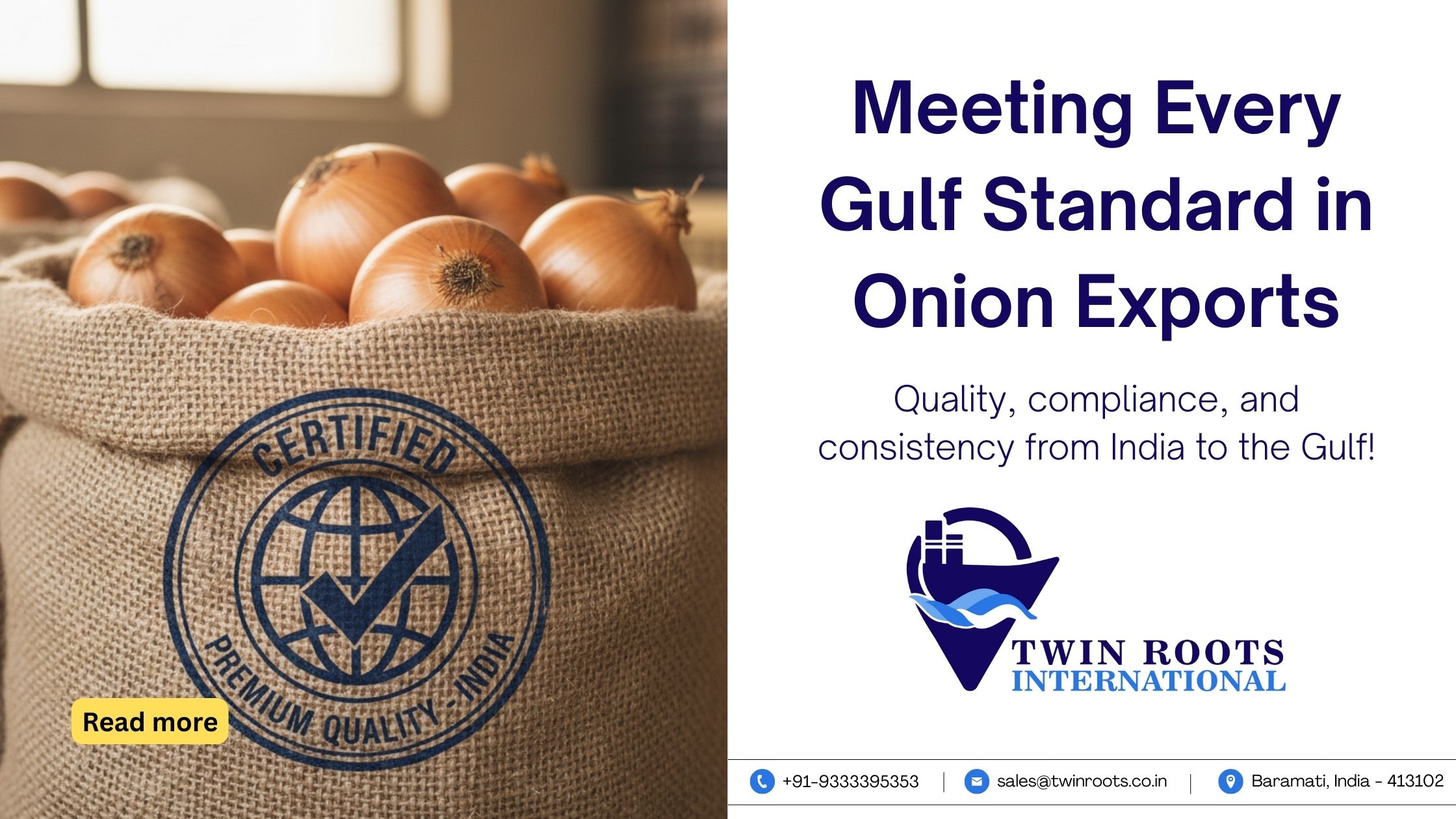 How We Ensure Onions Meet Gulf Standards